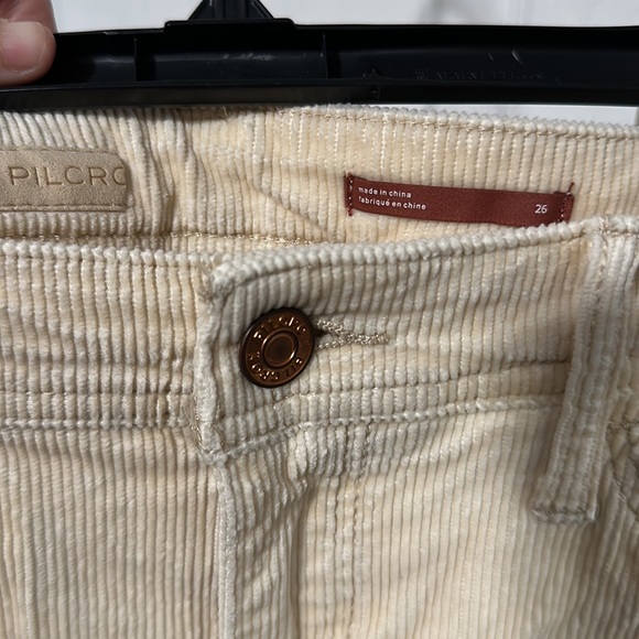 👖Anthropologie Off-White Slim Boyfriend Cropped Pants🤍 - Picture 6 of 7